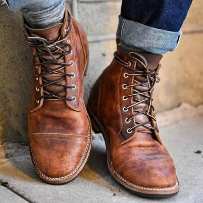 Martial | Leather Ankle Boots