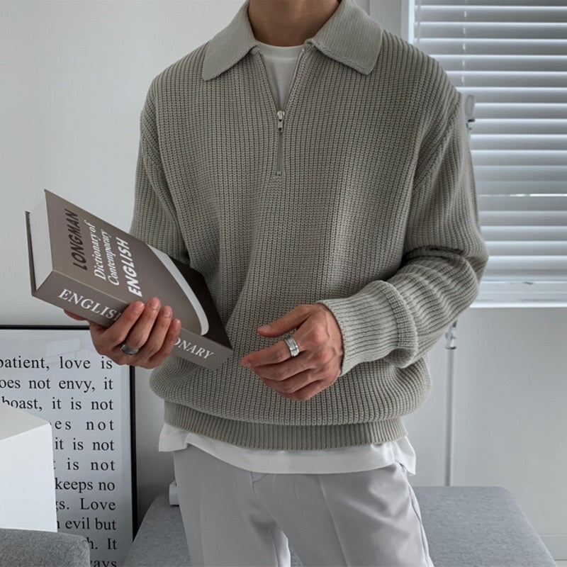 Aiden | Zipper Sweater