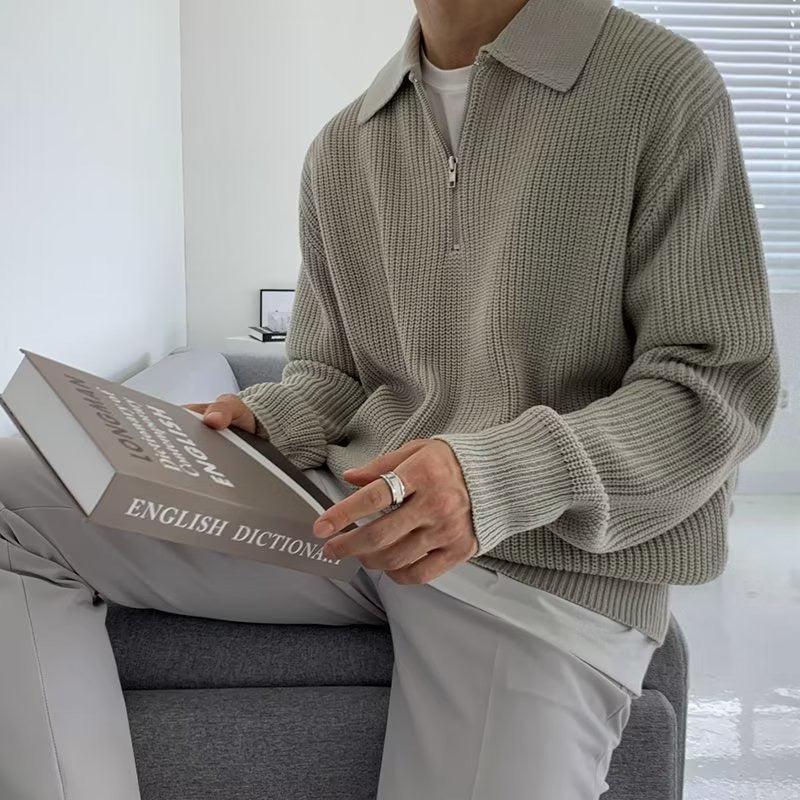 Aiden | Zipper Sweater